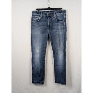 7 for All Mankind Luxe Sport Adrien Jeans Slim Tapered Blue Men's Size 31x28